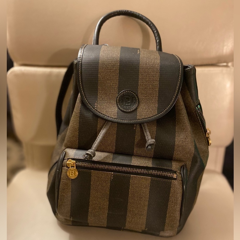 EUC FENDI PENQUIN CANVAS BACKPACK​​​​​​​ - Picture 4 of 15